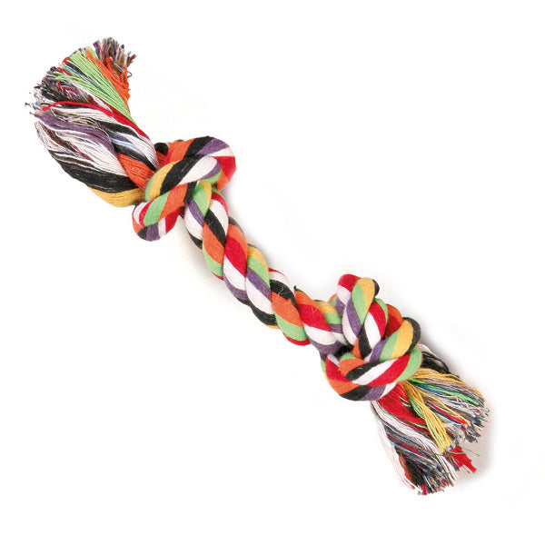 Nudo algodón 30 cm para perros - Mordedor de cuerda trenzada - Juguetes y accesorios caninos