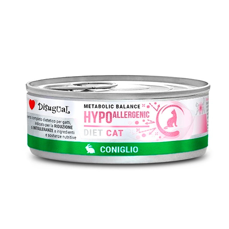 Disugual Diet Lata Hypoallergenic de Conejo para Gatos