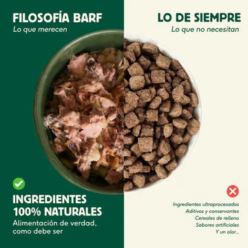 Lata de Atún y Pavo para perros 400g - Filosofía BARF