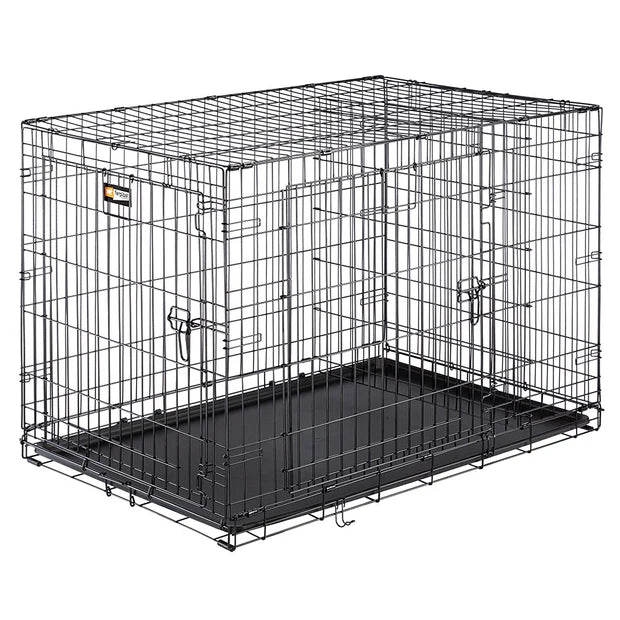 DOG-INN Jaula plegable para perros 108,5 x 72,7 x h 76,8 cm