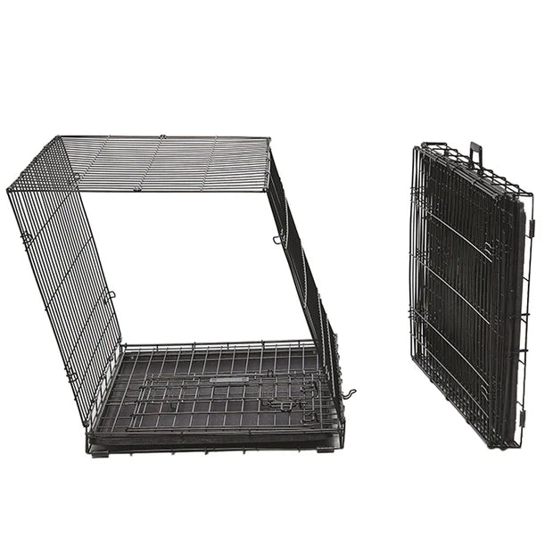 DOG-INN Jaula plegable para perros 108,5 x 72,7 x h 76,8 cm