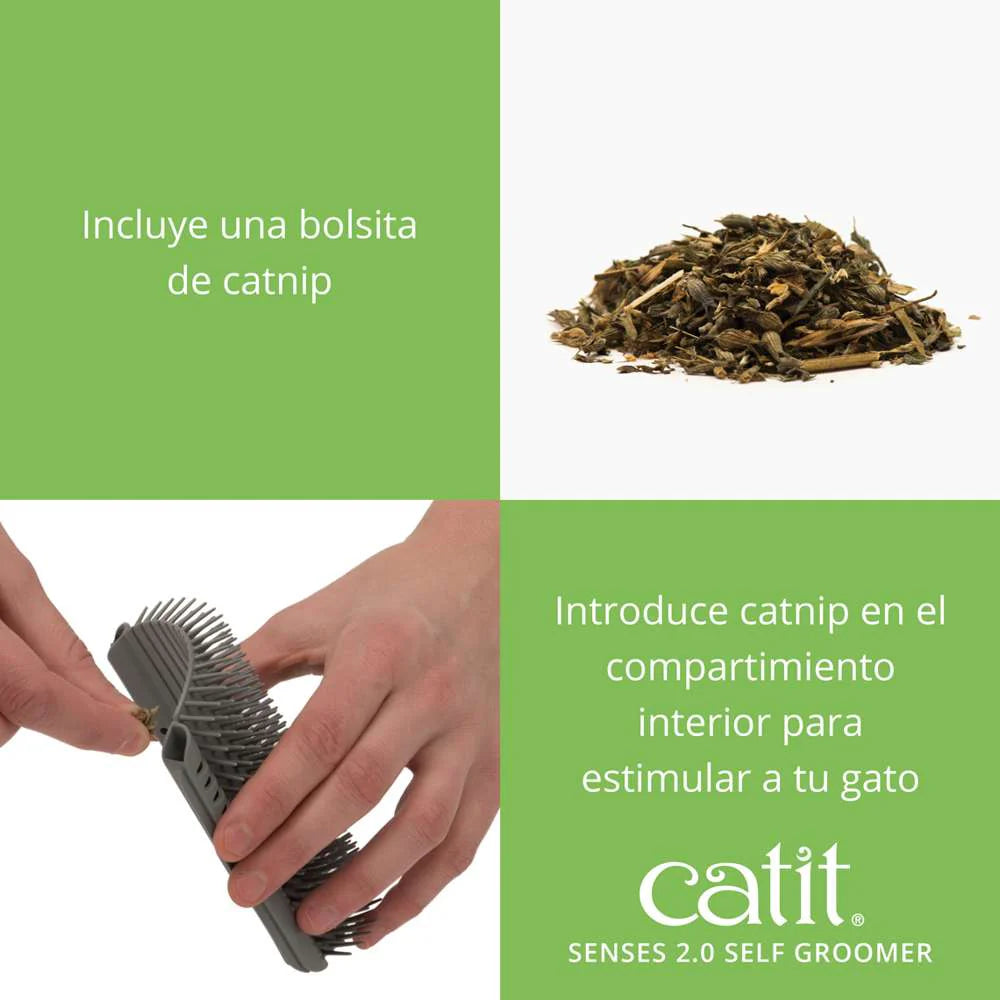 Cepillo con Catnip Catit