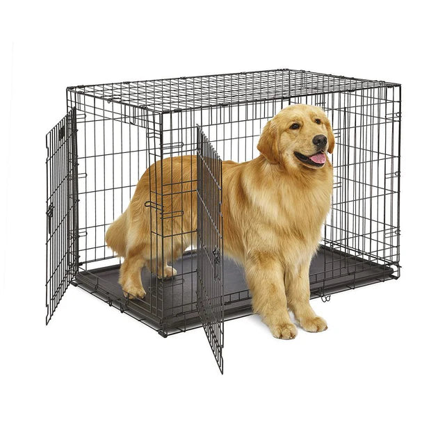 DOG-INN Jaula plegable para perros 108,5 x 72,7 x h 76,8 cm