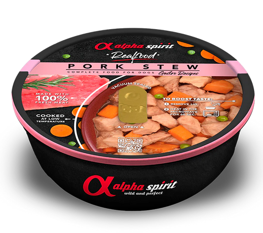 REAL FOOD - ESTOFADO de CERDO para perros (280gr)