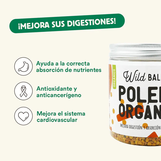 Polen de abeja orgánico