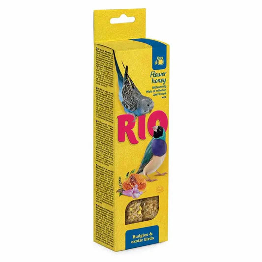 Rio Sticks Con Miel Periquitos Y Aves Exoticas